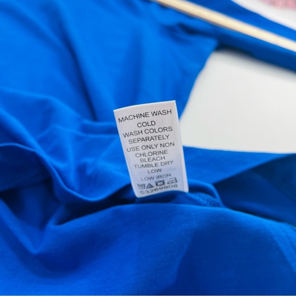 NWOT Woman within blue pullover top - Picture 13 of 15